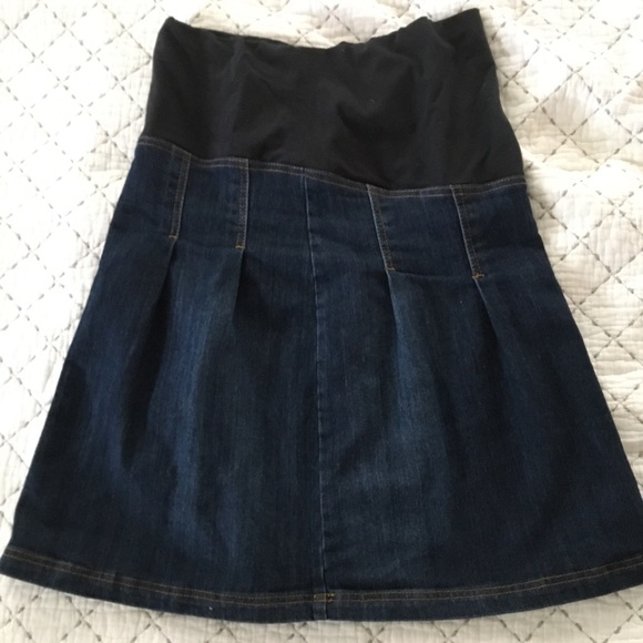 JOJO MAMAN BEBE Maternity Denim Skirt Size 6 - Picture 2 of 5